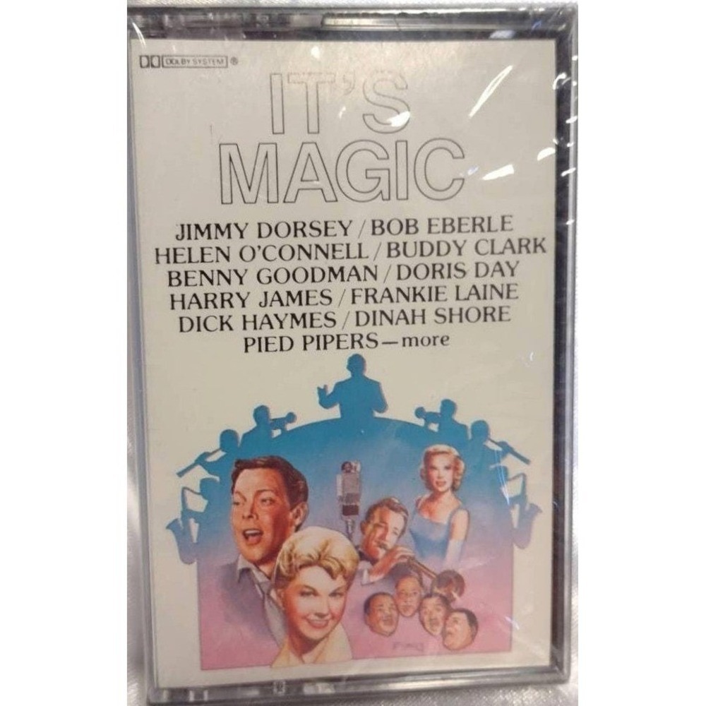 Vintage New It's Magic Oldies Cassette Tape Doris Day Jimmy Dorsey Benny Goodman